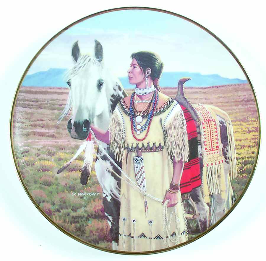 Noble American Indian Women Lozen - Boxed by Hamilton Collection-1