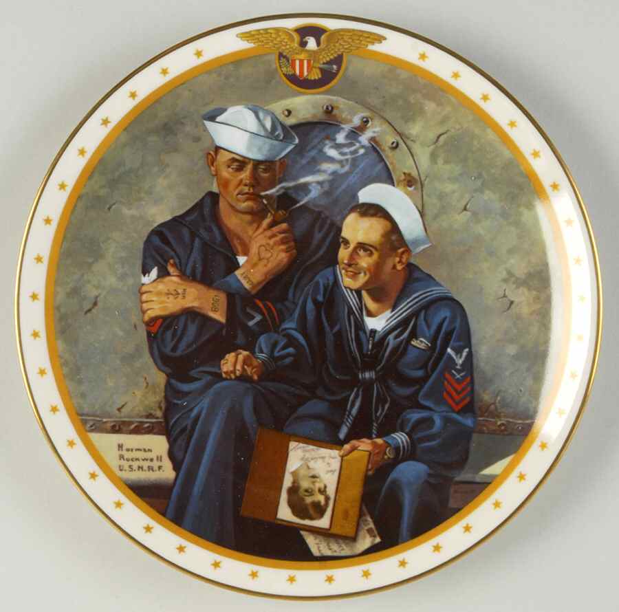 Home of The Brave Reminiscing - With Box by Hamilton Collection-1