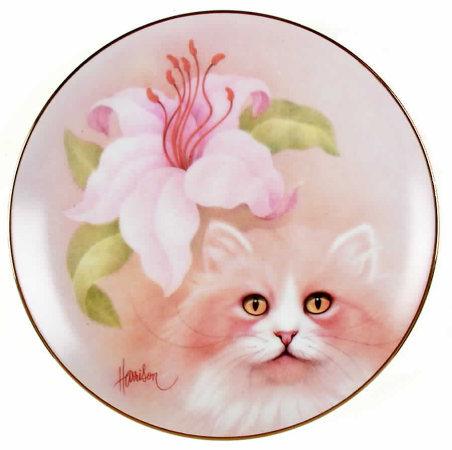 Petals & Purrs Golden Fancy - Boxed by Hamilton Collection-1