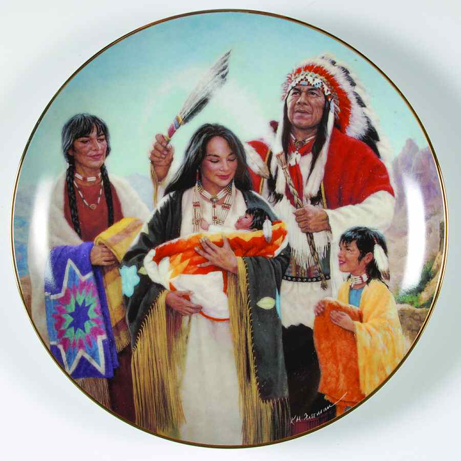Proud Indian Families Naming Ceremony-Sioux - Boxed by Hamilton Collection-1