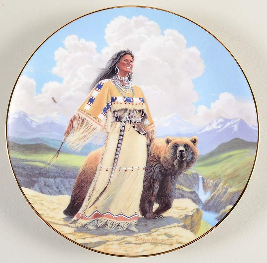 Princesses of the Plains Noble Beauty - No Box by Hamilton Collection-1
