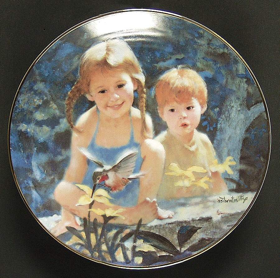 Summer Days of Childhood Garden Magic - Boxed by Hamilton Collection-1