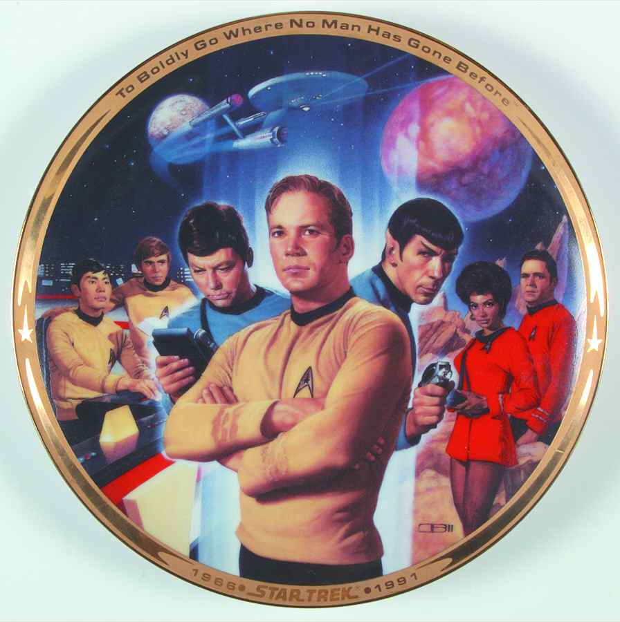 Star Trek-25th Anniversary 25th Anniversary Plate - No Box by Hamilton Collection-1