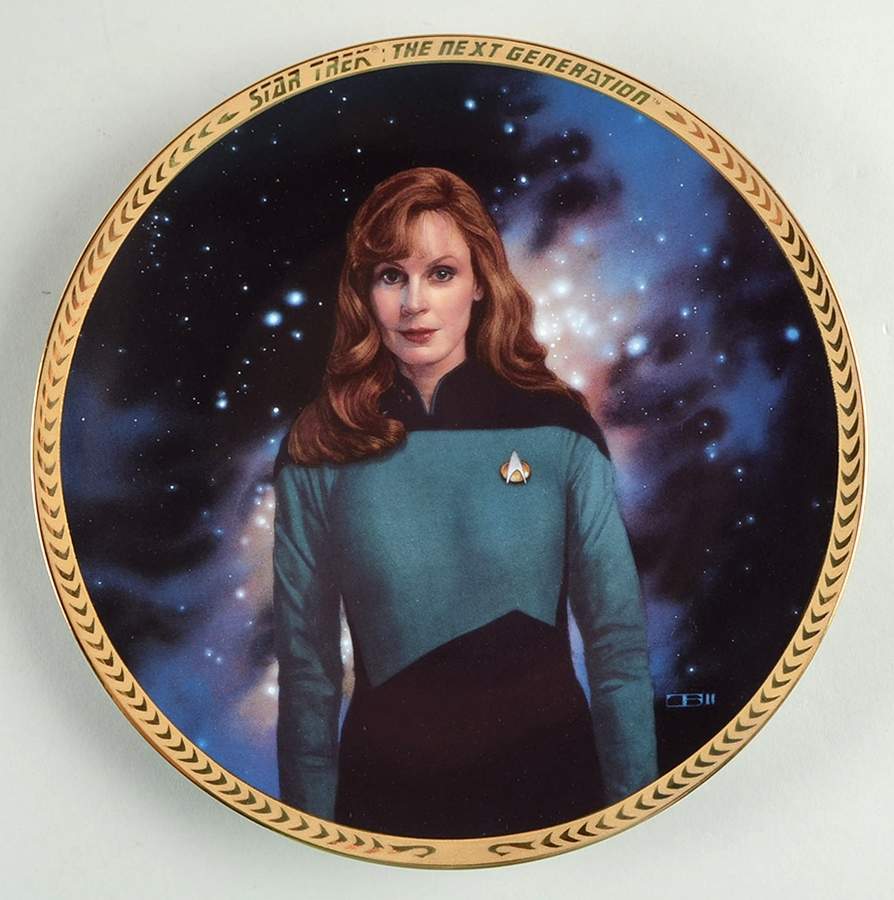 Star Trek Next Generation 5th Anniversary Dr Beverly Crusher - No Box by Hamilton Collection-1