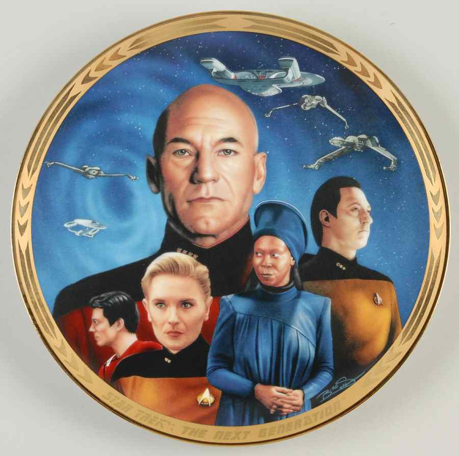 Star Trek the Next Generation: Episodes Yesterday's Enterprise - No Box by Hamilton Collection-1