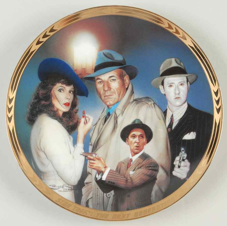 Star Trek the Next Generation: Episodes Big Goodbye - No Box by Hamilton Collection-1