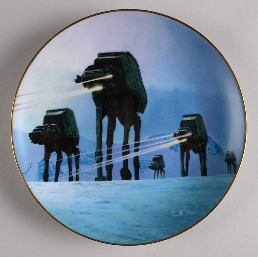 Star Wars Imperial Walkers - No Box by Hamilton Collection-1