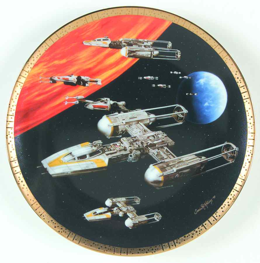 Star Wars Space Vehicles Y-Wing Fighter - No Box by Hamilton Collection-1