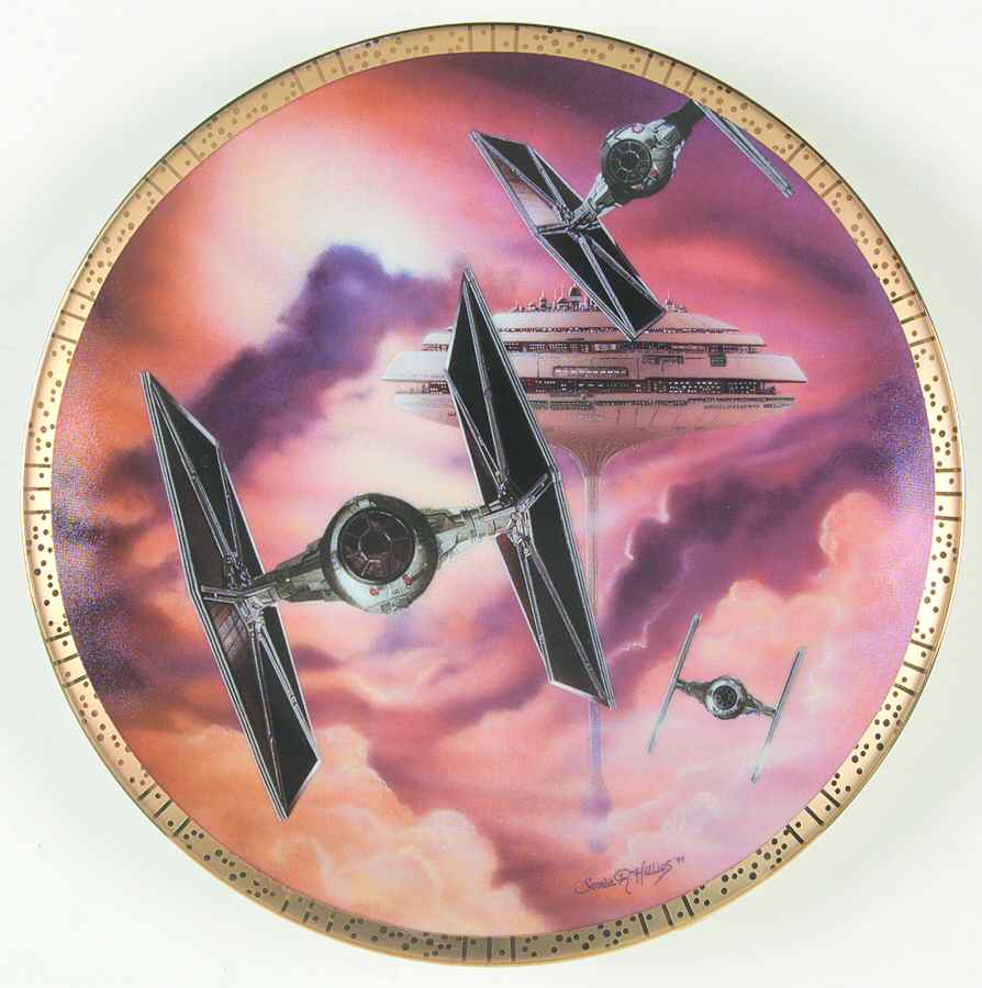 Star Wars Space Vehicles Tie Fighter - No Box by Hamilton Collection-1