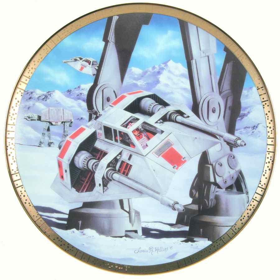 Star Wars Space Vehicles Snow Speeders - No Box by Hamilton Collection-1