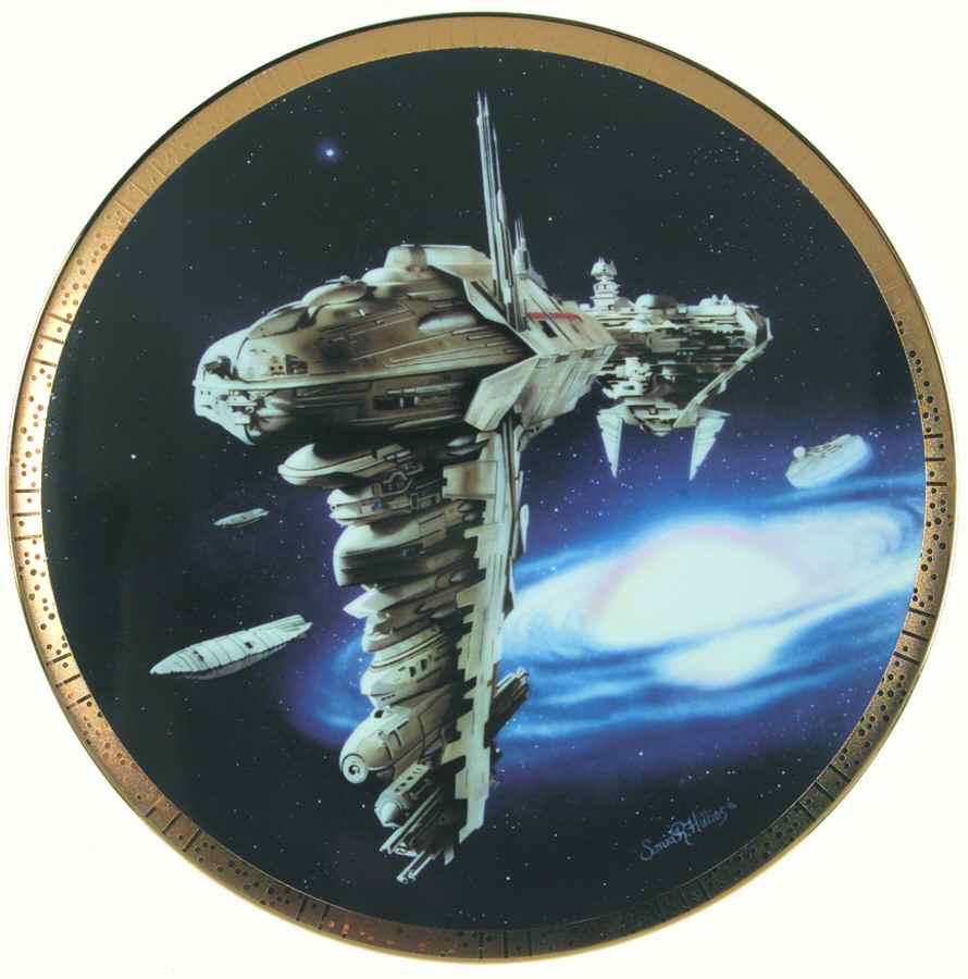 Star Wars Space Vehicles Medical Frigate - No Box by Hamilton Collection-1