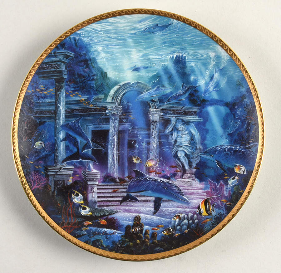 Undersea Visions Secret Sanctuary - With Box by Hamilton Collection-1