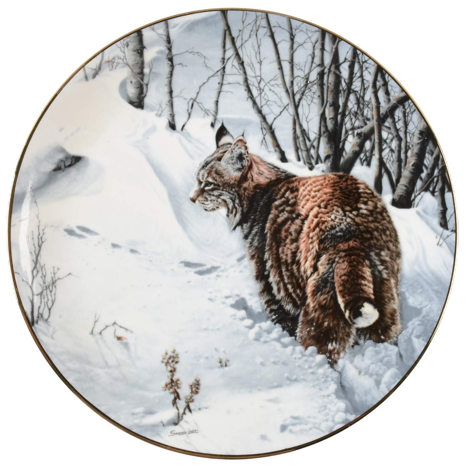 Winter Wildlife Close Encounters - With Box by Hamilton Collection-1