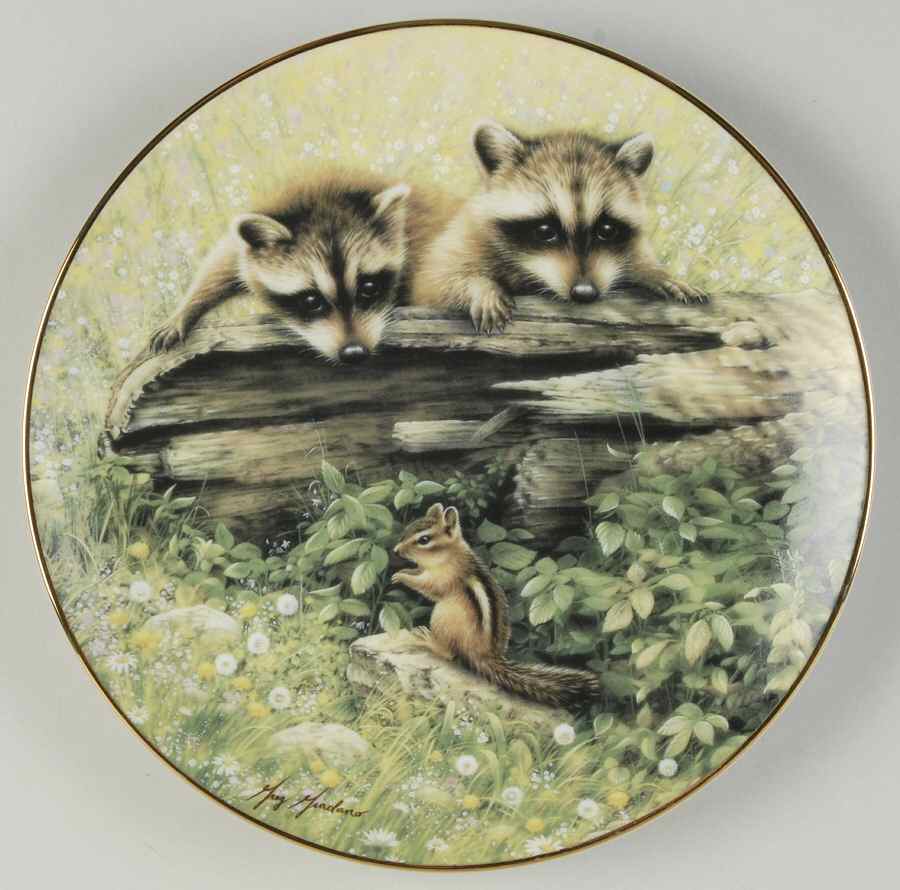 Woodland Encounters Want To Play - With Box by Hamilton Collection-1