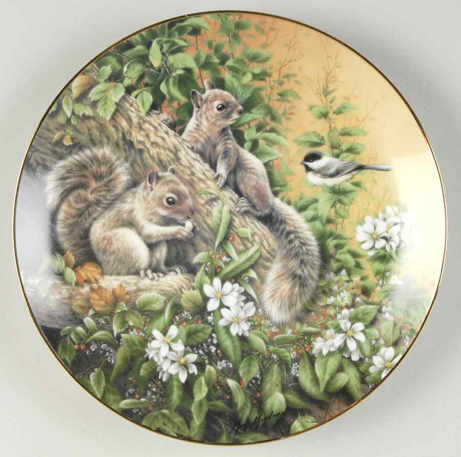 Woodland Encounters Lunchtime Visitor - Boxed by Hamilton Collection-1