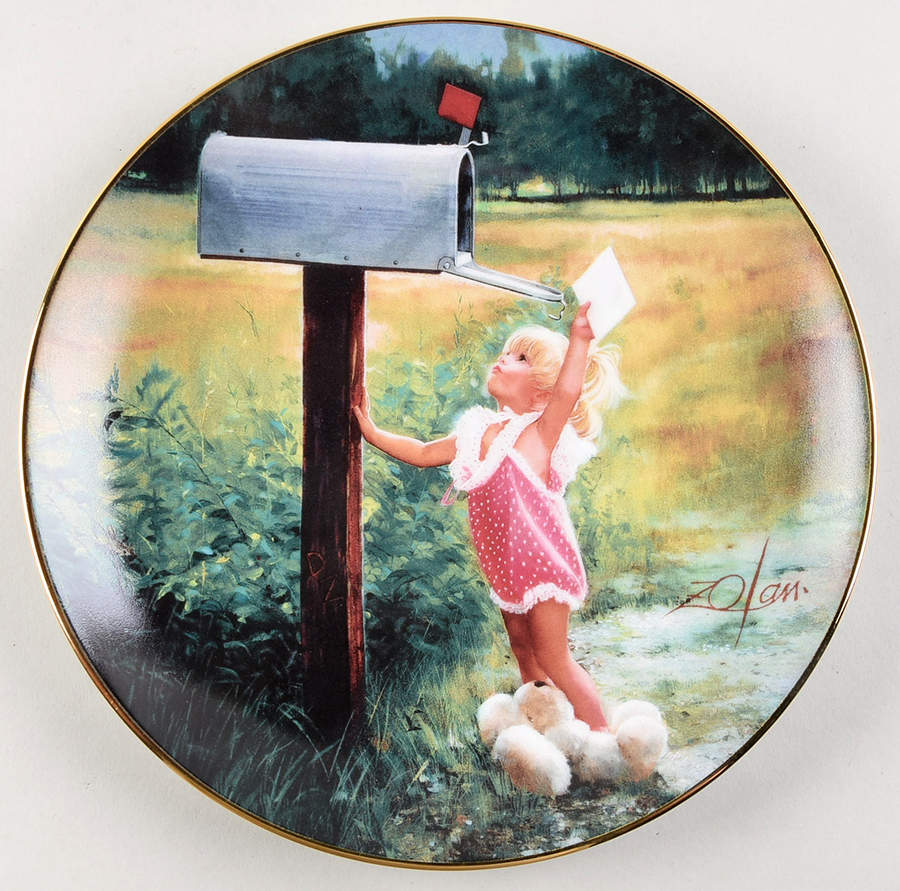 World of Zolan Letter To Grandma - No Box by Hamilton Collection-1