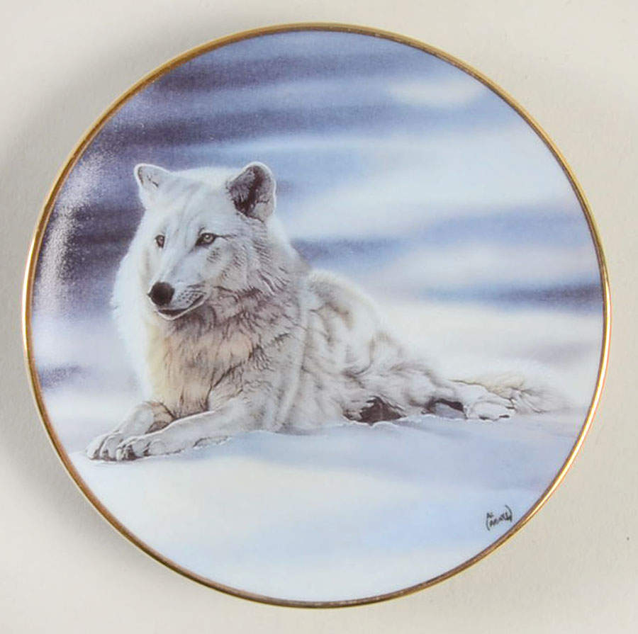 Year of the Wolf-Mini Solitude - No Box by Hamilton Collection-1