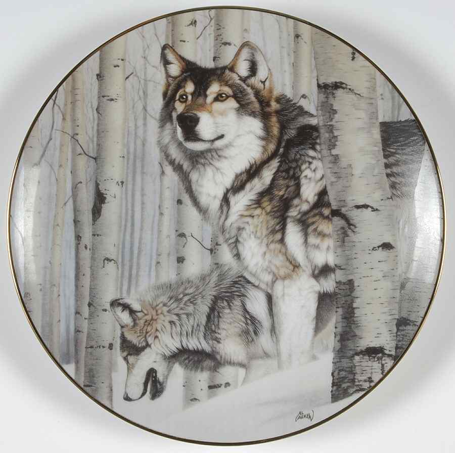 Year of the Wolf-Mini Broken Silence - No Box by Hamilton Collection-1