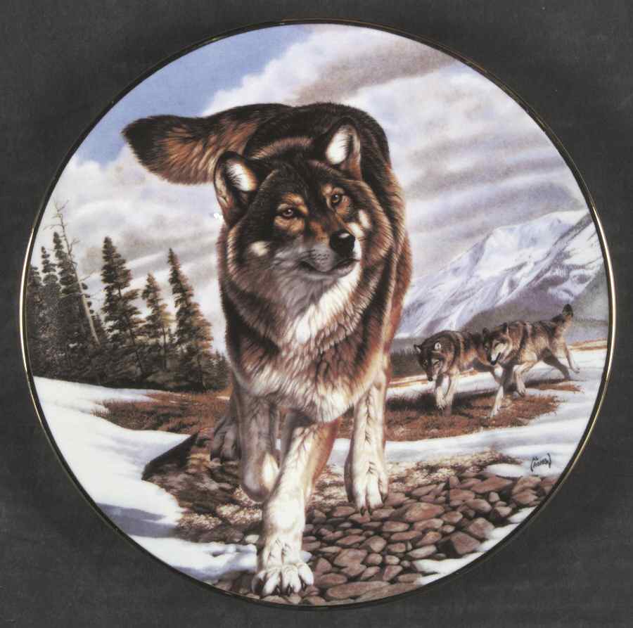 Year of the Wolf-Mini Leader Of The Pack - No Box by Hamilton Collection-1