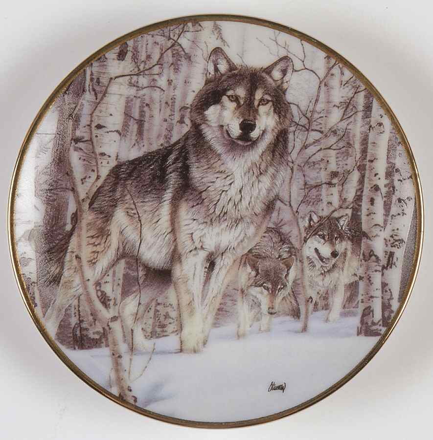 Year of the Wolf-Mini A Second Glance - No Box by Hamilton Collection-1