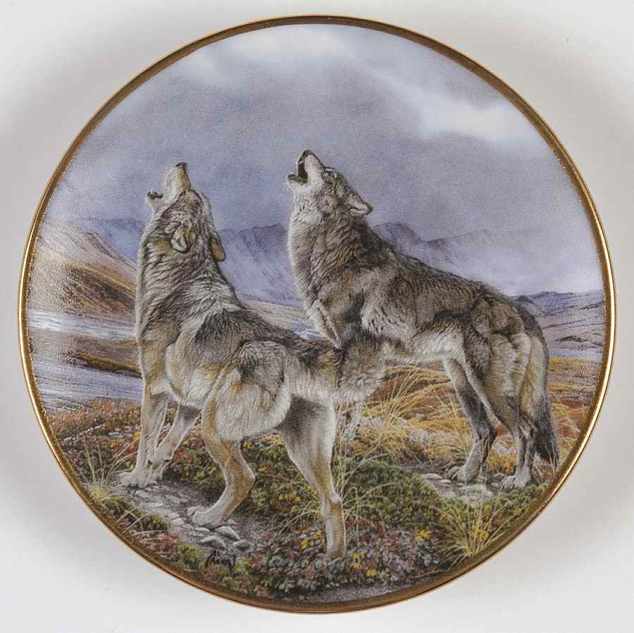 Year of the Wolf-Mini Song Of The Wolf - No Box by Hamilton Collection-1