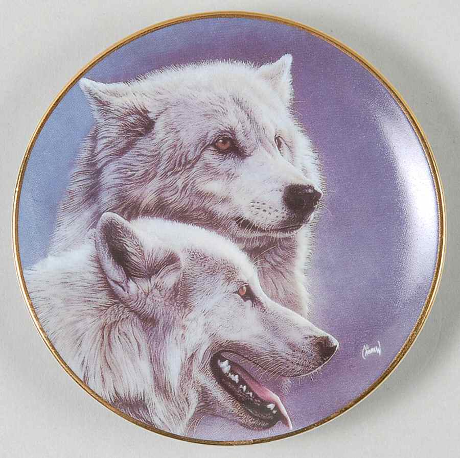 Year of the Wolf-Mini Wilderness Companions - No Box by Hamilton Collection-1