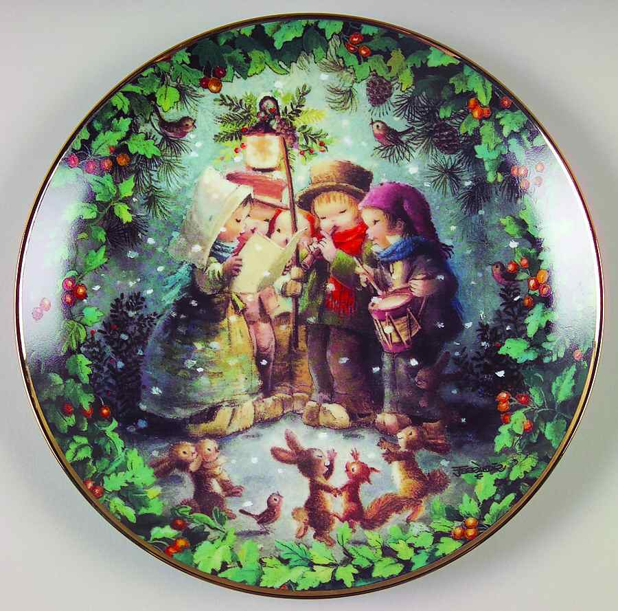 A Child's Christmas Merry Little Friends - Boxed by Hamilton Collection-1