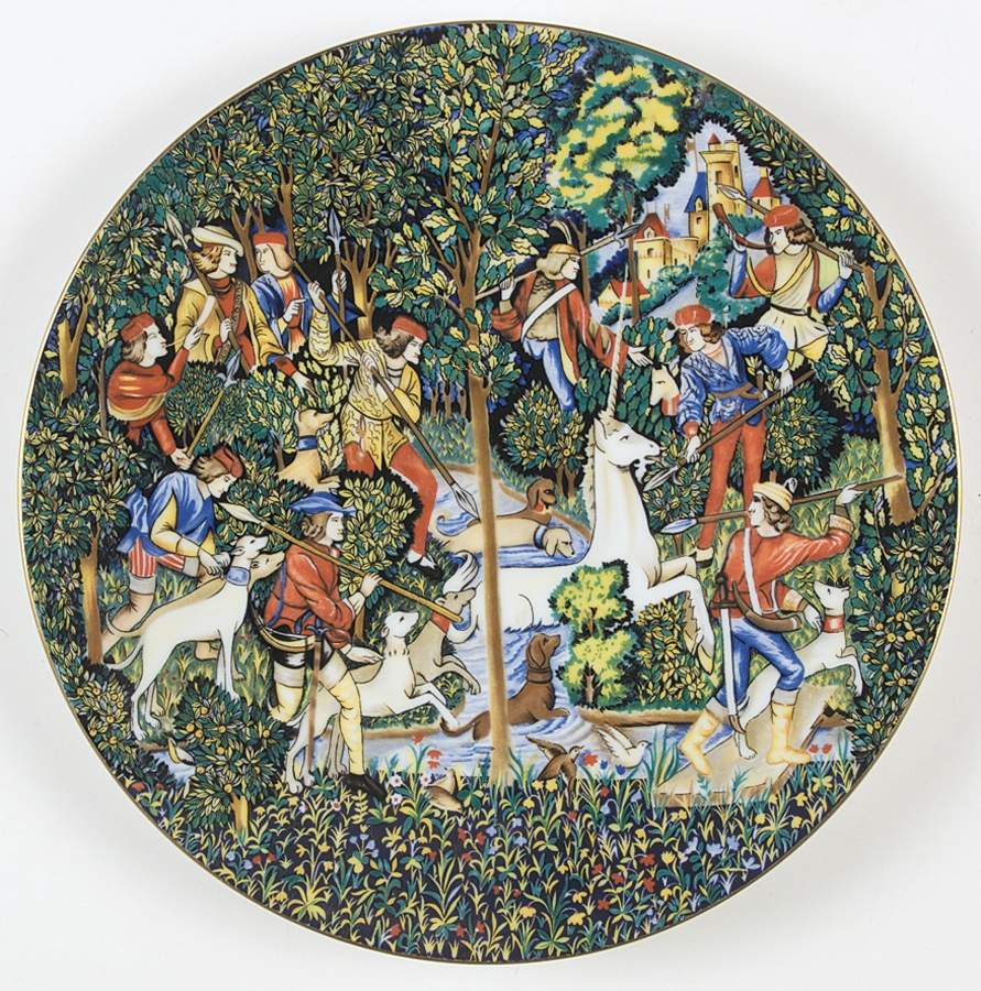 La Chasse A La Licorne End Of The Hunt - Boxed by Haviland & Parlon-1