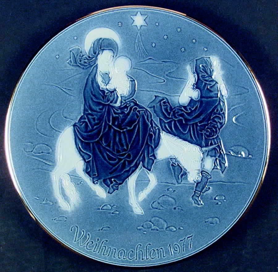 Heinrich Christmas Plate Holy Family - No Box by Heinrich - H&C-1