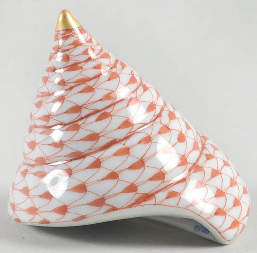 Shells Trochus Shell-Rust - No Box by Herend-1