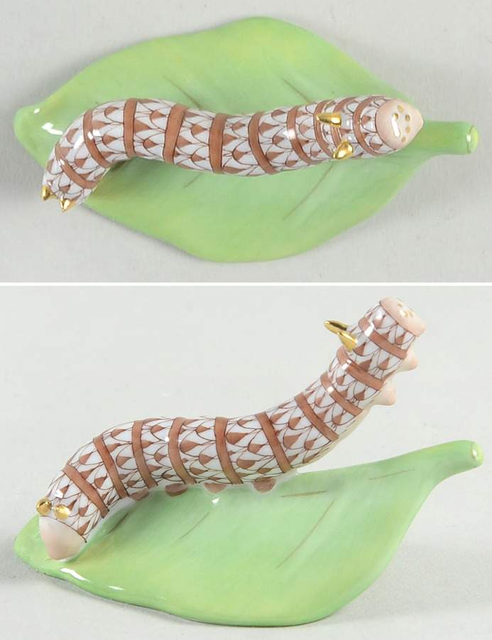 Bugs & Friends Caterpillar-Chocolate - No Box by Herend-1