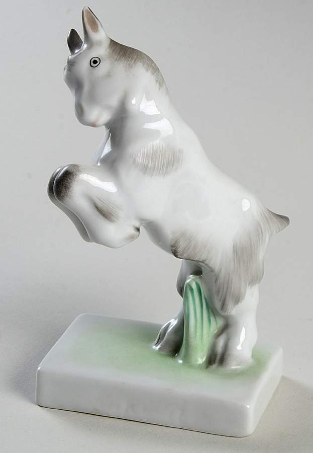 Lambs & Goats Goat-Natural - No Box by Herend-1