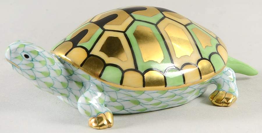 Turtles Turtle-Key Lime - No Box by Herend-1