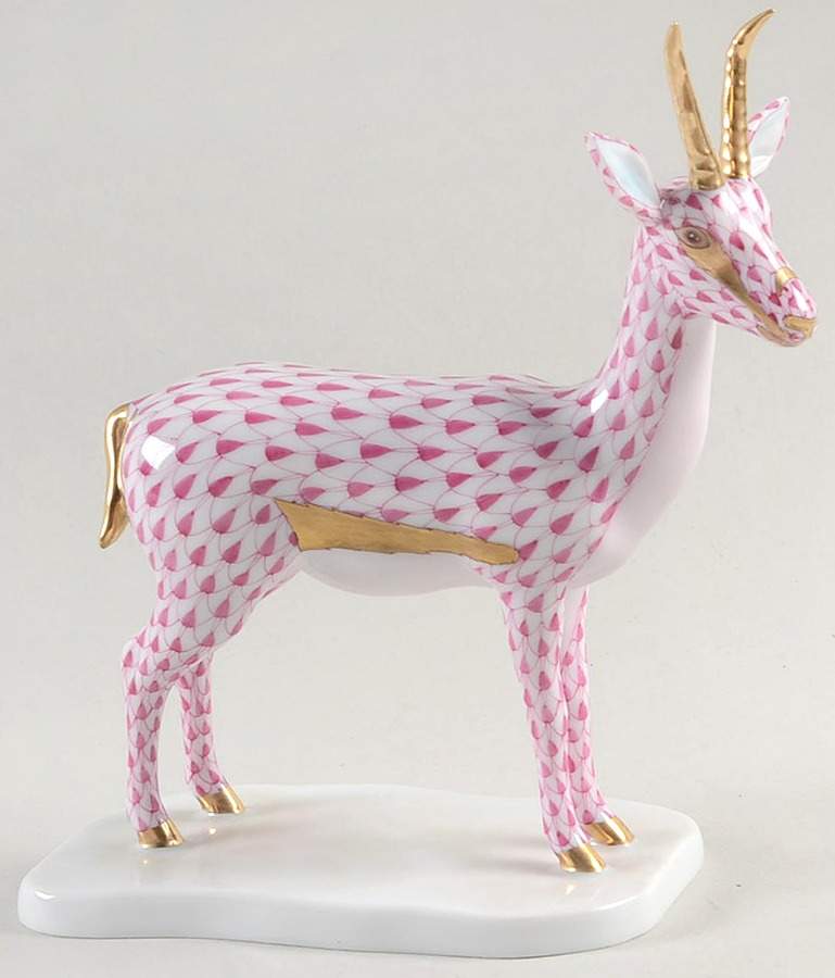 Wild Animals Cuviers Gazelle-Raspberry - No Box by Herend-1