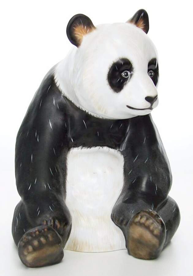 Endangered Species Series Giant Panda-Natural  - Boxed by Herend-1