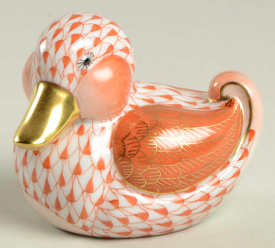 Ducks Dapper Ducky-Rust - No Box by Herend-1