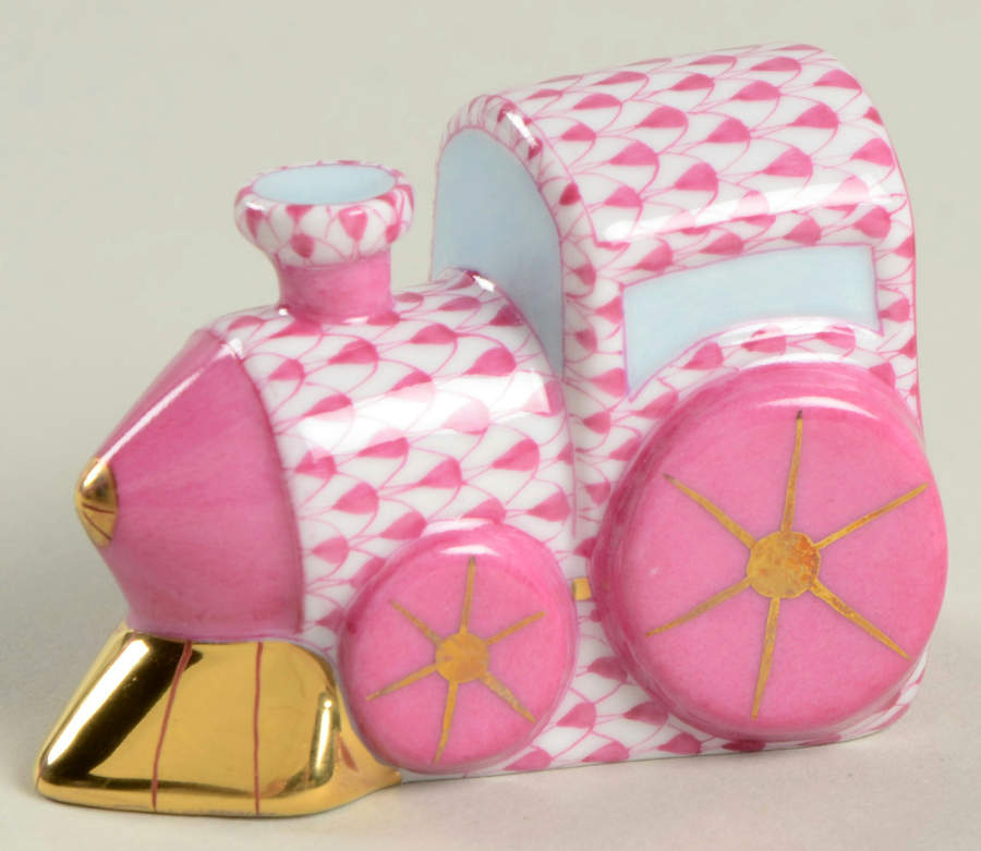 Childrens's Gifts & Toys Train-Raspberry - No Box by Herend-1