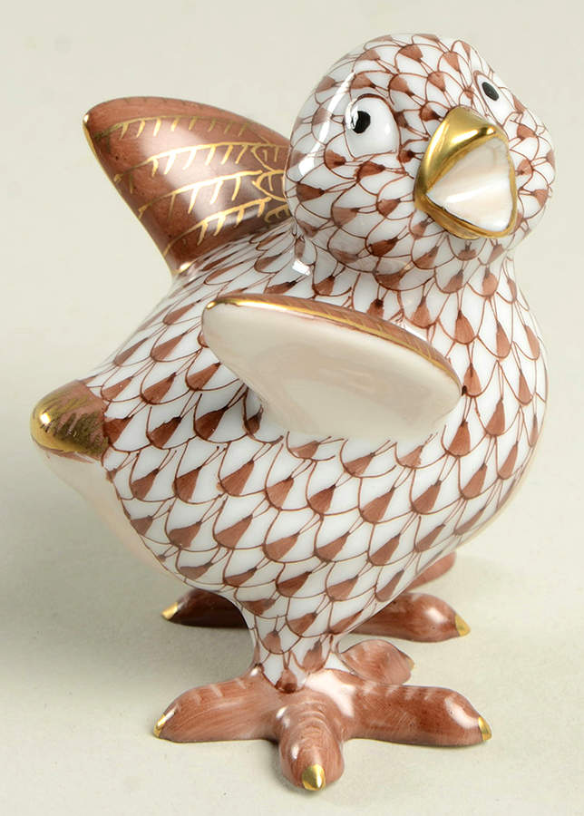 Nursery Rhymes-Fairy Tales Chicken Little-Chocolate - No Box by Herend-1
