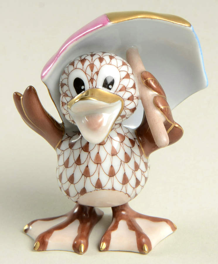 Ducks Just Ducky-Chocolate - No Box by Herend-1