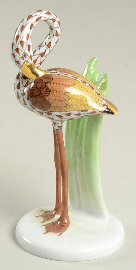 Waterfowl Little Flamingo-Chocolate - No Box by Herend-1