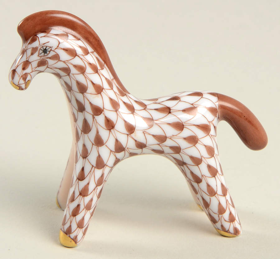 Childrens's Gifts & Toys Horsey-Chocolate - No Box by Herend-1