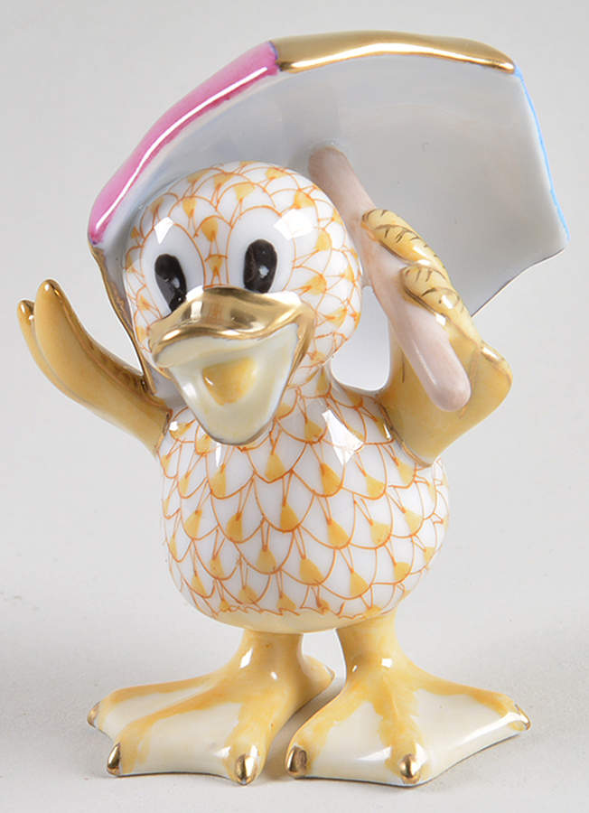 Ducks Just Ducky-Butterscotch - No Box by Herend-1