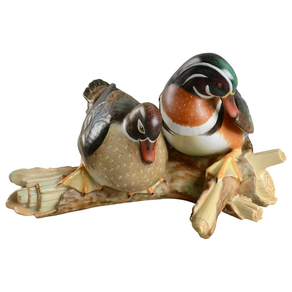 Ducks Canadian Duck-Natural - No Box by Herend-1