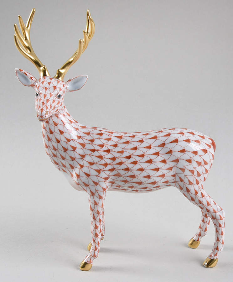 Deer Deer-Rust - No Box by Herend-1