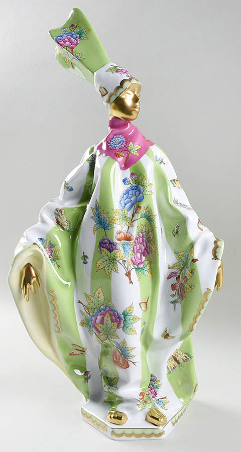 Reserve Collection Carnival Woman With Hat - No Box by Herend-1