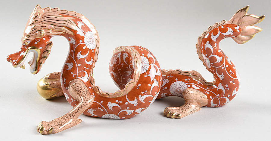 Reserve Collection Chrysanthemum Dragon - Boxed by Herend-1