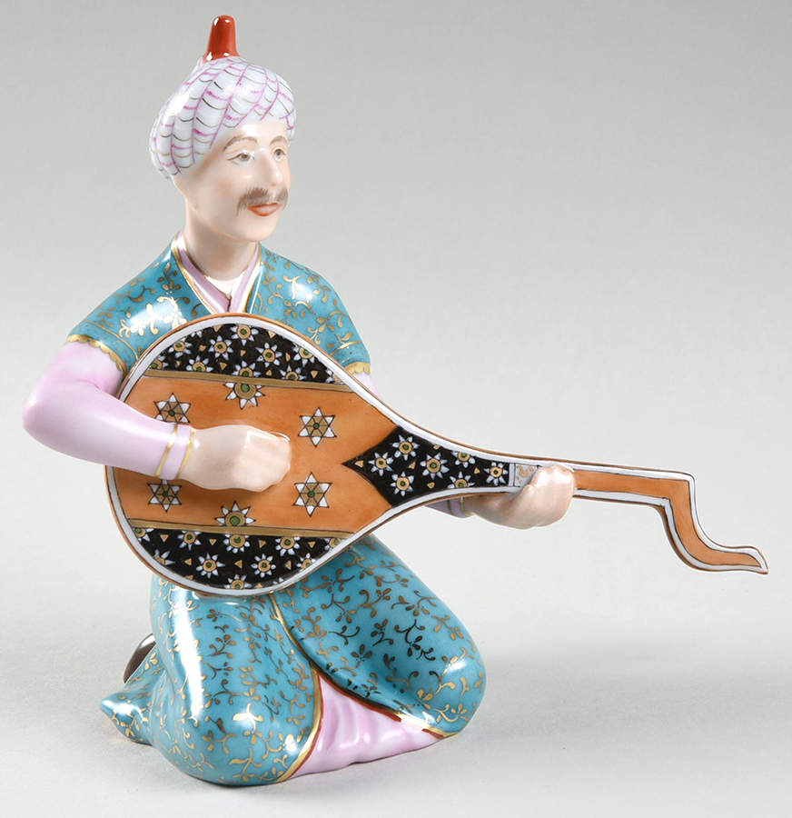 Persian Persian Playing Lute - No Box by Herend-1