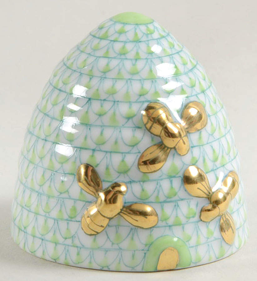 Bugs & Friends Beehive-Key Lime - No Box by Herend-1