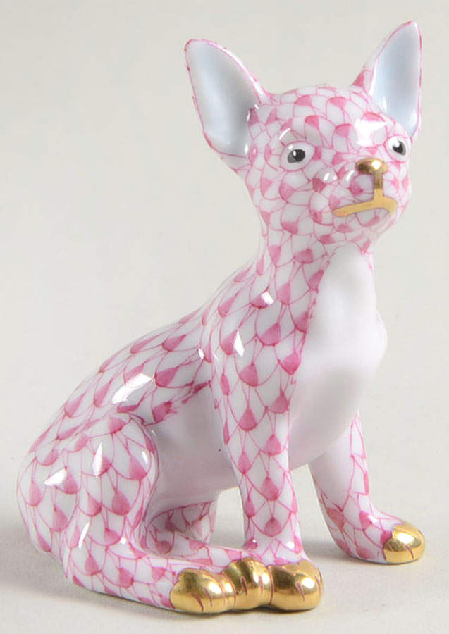 Dogs Chihuahua-Raspberry - No Box by Herend-1