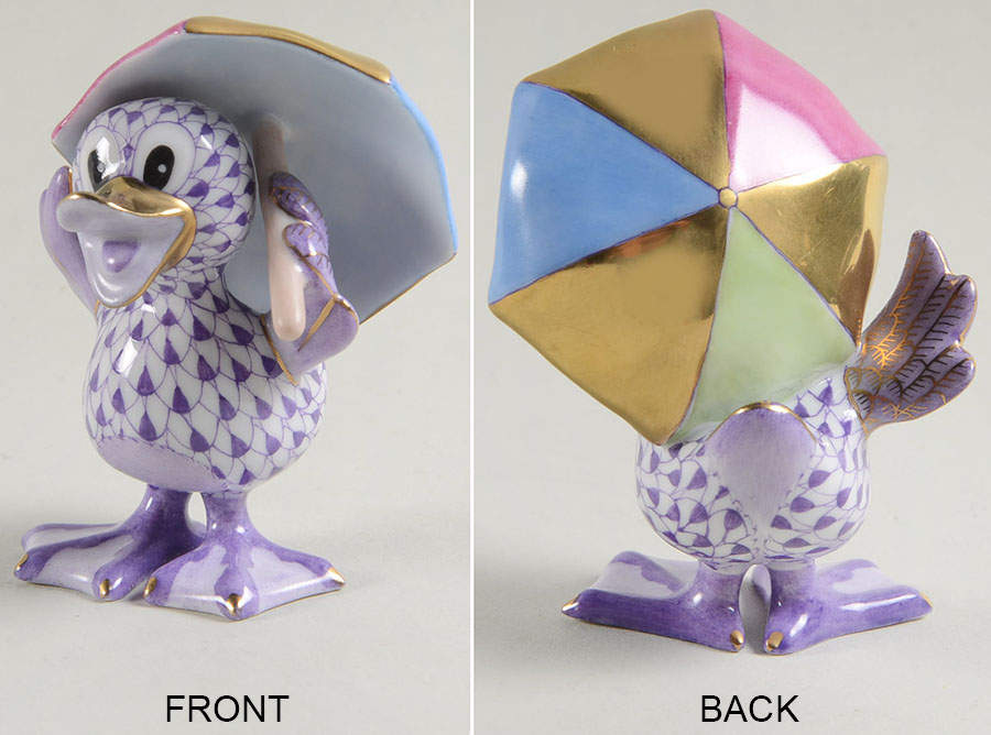 Ducks Just Ducky-Lilac - No Box by Herend-1